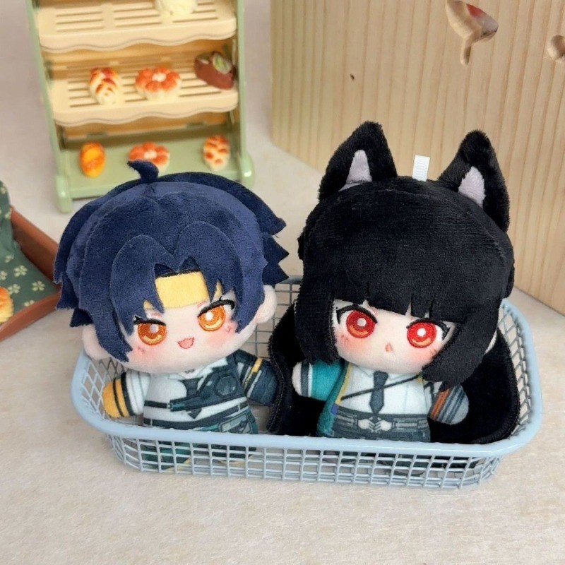 10 ซม.อะนิเมะอุปกรณ์ต่อพ่วง Zenless Zone Zero Plush ปลาดาว Body โต๊ะของเล่น Hoshimi Miyabi Asaba Yum