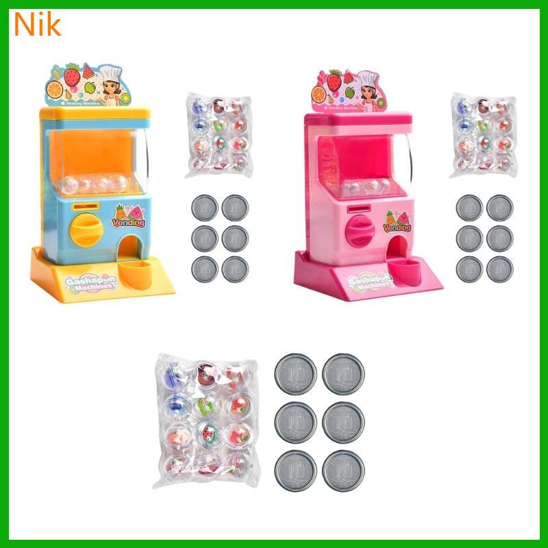 บ.น.ค.ต.ศ. Kids Vending Machine Toy Prize Dispenser Mini Gashapon Vending Machine
