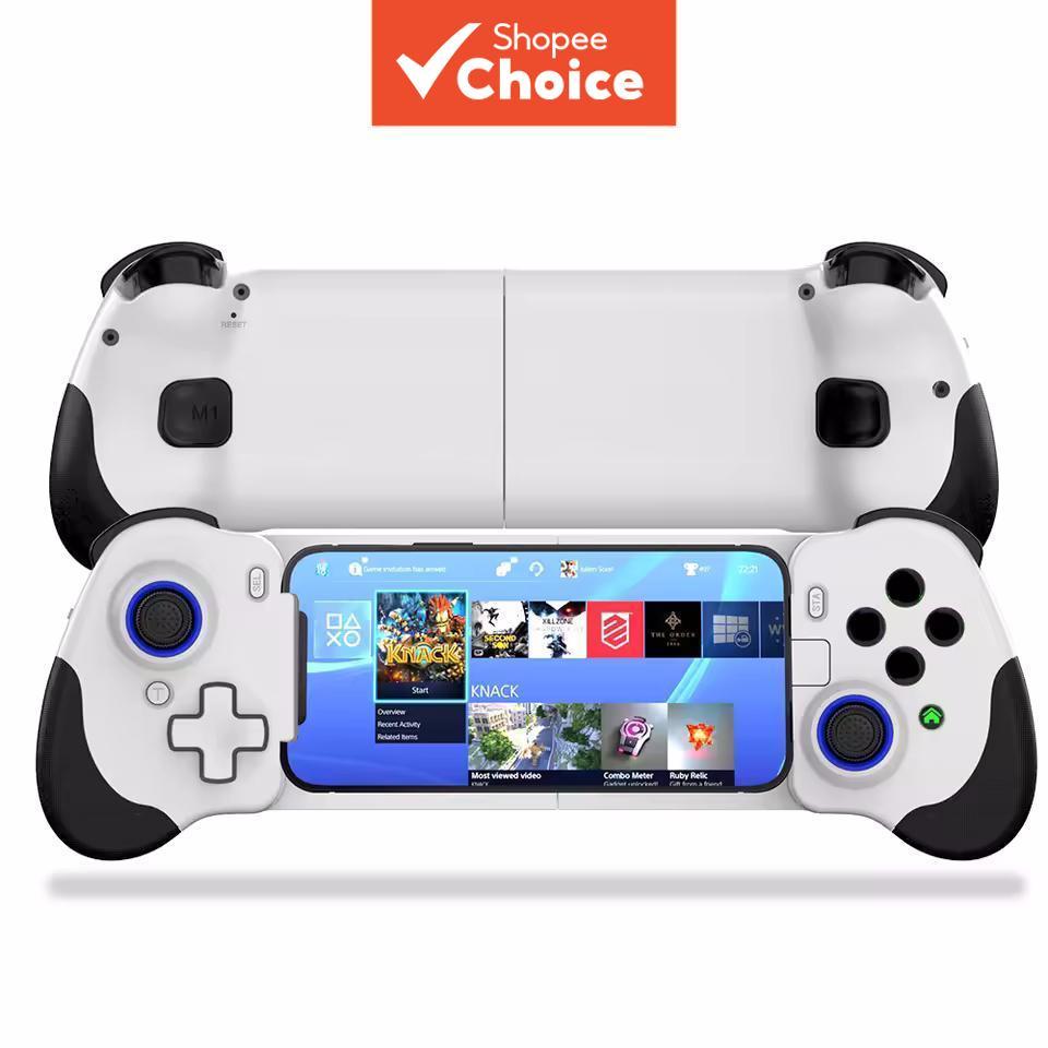 คอนโทรลเลอร์เกมแบบมีสาย MFI Zero Delay สําหรับ iPhone (iOS 15/16) และ Android – แบบ Type-C USB มีปุ่ม Trigger เสียบแล้วเล่น ใช้งานกับ Cloud Gaming ได้