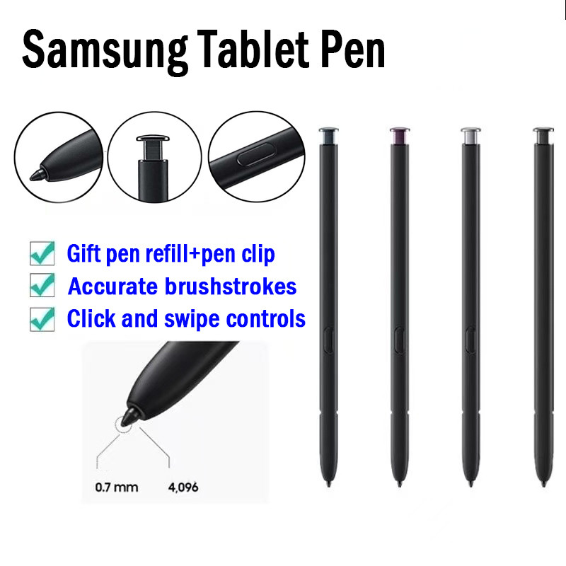 【ของขวัญไส้ปากกา + ผู้ถือปากกา】Samsung ปากกาแท็บเล็ต ปากกา S22 Ultra s23 5G S24 Ultra ไม่มีบลูทูธ ปากกาสไตลัส