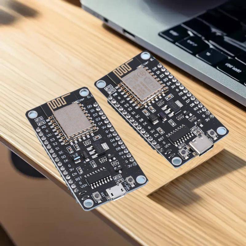 [qetyellow] Nodemcu Lua V2.1 ESP8266 ESP-12F บอร์ดพัฒนา WIFI Micro USB- CH340 พร้อมปุ่มแฟลชและปุ่ม R