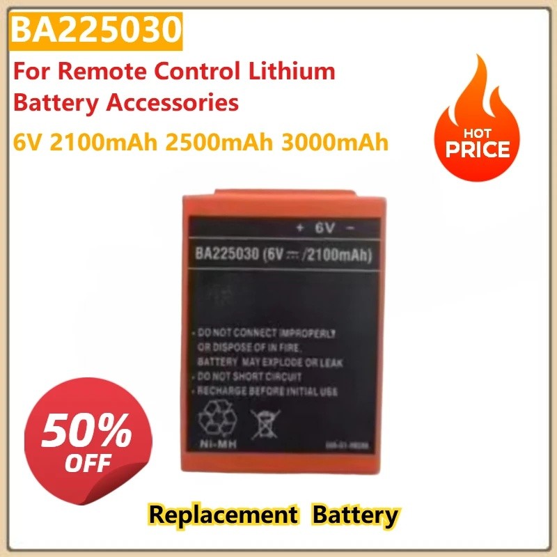 เปลี่ยนแบตเตอรี่ดิจิตอล 6V 2100mAh 2500mAh 3000mAh BA225030 สําหรับอุปกรณ์เสริมแบตเตอรี่ลิเธียมควบคุ
