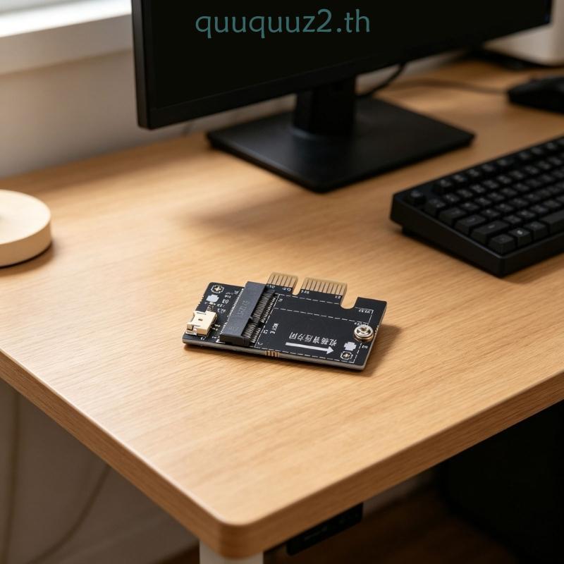 Quu PCIE M 2 อะแดปเตอร์สําหรับ Ax210 Ax200 เดสก์ท็อป Pc Mini เปลี่ยนโลหะ