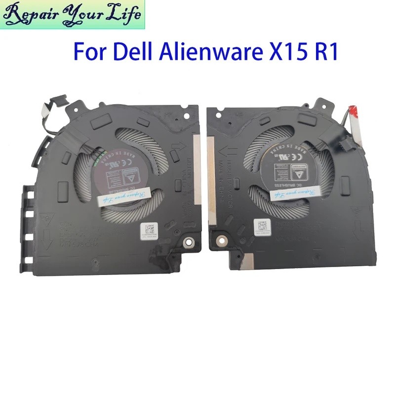 แล็ปท็อป CPU GPU พัดลมระบายความร้อนสําหรับ Dell สําหรับ Alienware X15 R1 082VD4 0V0G61 Cooler หม้อน้