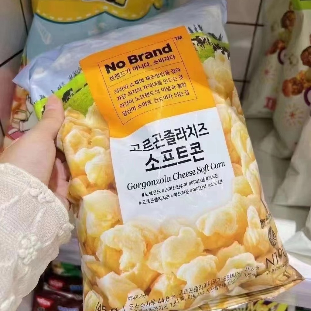 NO Brand NO Brand NO Brand Guzora Cheese Corn Roll Korean Cheese Popcorn Casual Snacks Puffed
