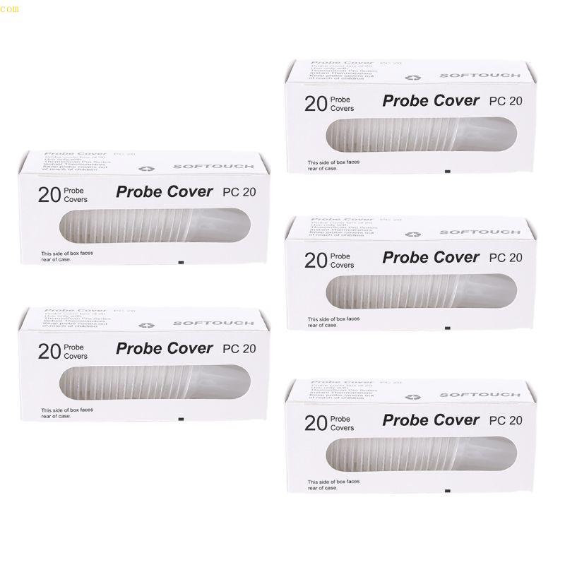 CBY* 100 Pack Ear Probe Cover ตัวกรองเลนส์เติมสําหรับเครื่องวัดอุณหภูมิ