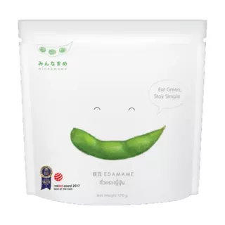 มินนะมาเมะ ถั่วแระญี่ปุ่น Minnamame Edamame 120g.