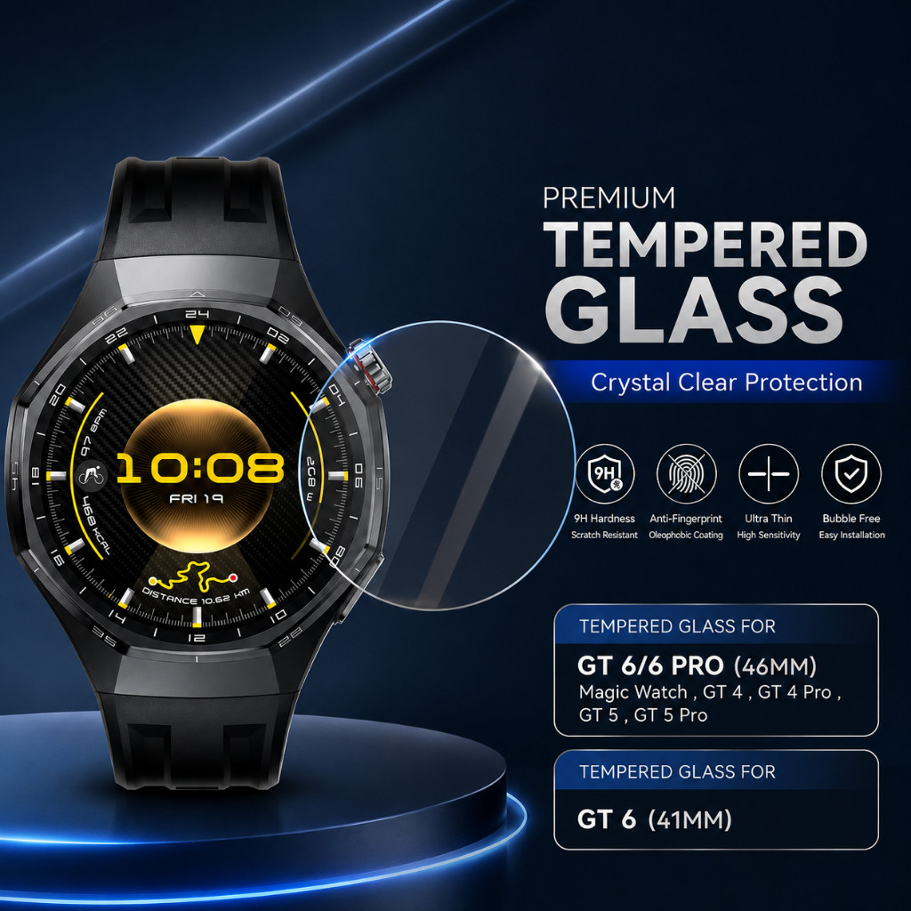[ Huawei GT6 / GT6 Pro / GT 5 / GT 5 Pro / GT 4 Pro / GT 4 / Magic Watch ] ป้องกันหน้าจอกระจกนิรภัยส
