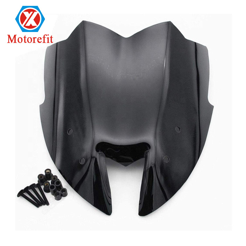 Premium-รถจักรยานยนต์ Racer Viser VIsor WindScreen กระจก Deflector เหมาะสําหรับ Kawasaki Z800 2012 2