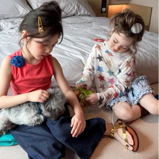 PRETTY BABY เสื้อเด็ก เสื้อแขนกุด กางเกงกระโปรง (2339)