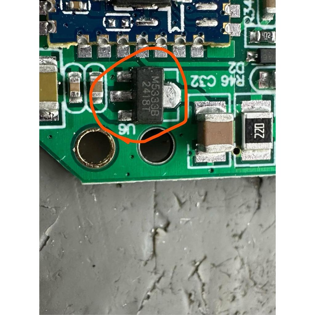 ของแท้ MST5333BTS Silk Printing M5333B Brand New Original Patch SOT89 LDO Linear Voltage Regulator