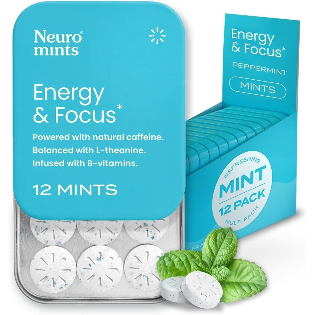 Heismist b12b6-Vitamin Caffeine ผู้ชายผู้หญิงเม็ด nurogum Sugar Energy Agent-Free Tea Natural Mint E