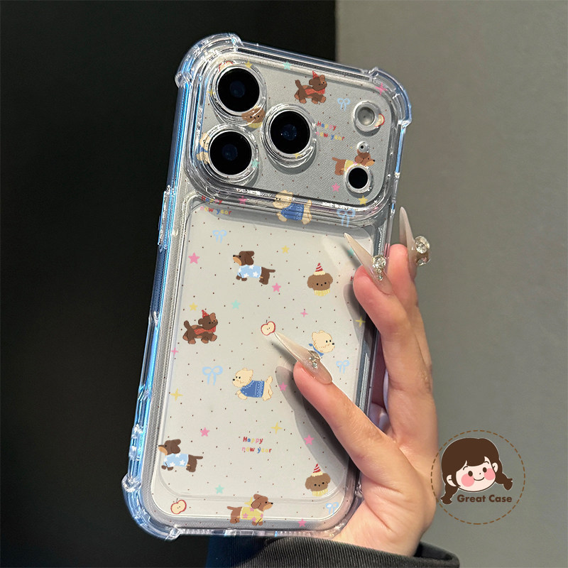 หรูหราสุนัขเคสโทรศัพท์ใสสําหรับRealme GT Neo 7X 7 6 5 SE 3T 3 2 2T GT8 GT7 GT6 GT5 GT3 GT2 Pro Maste