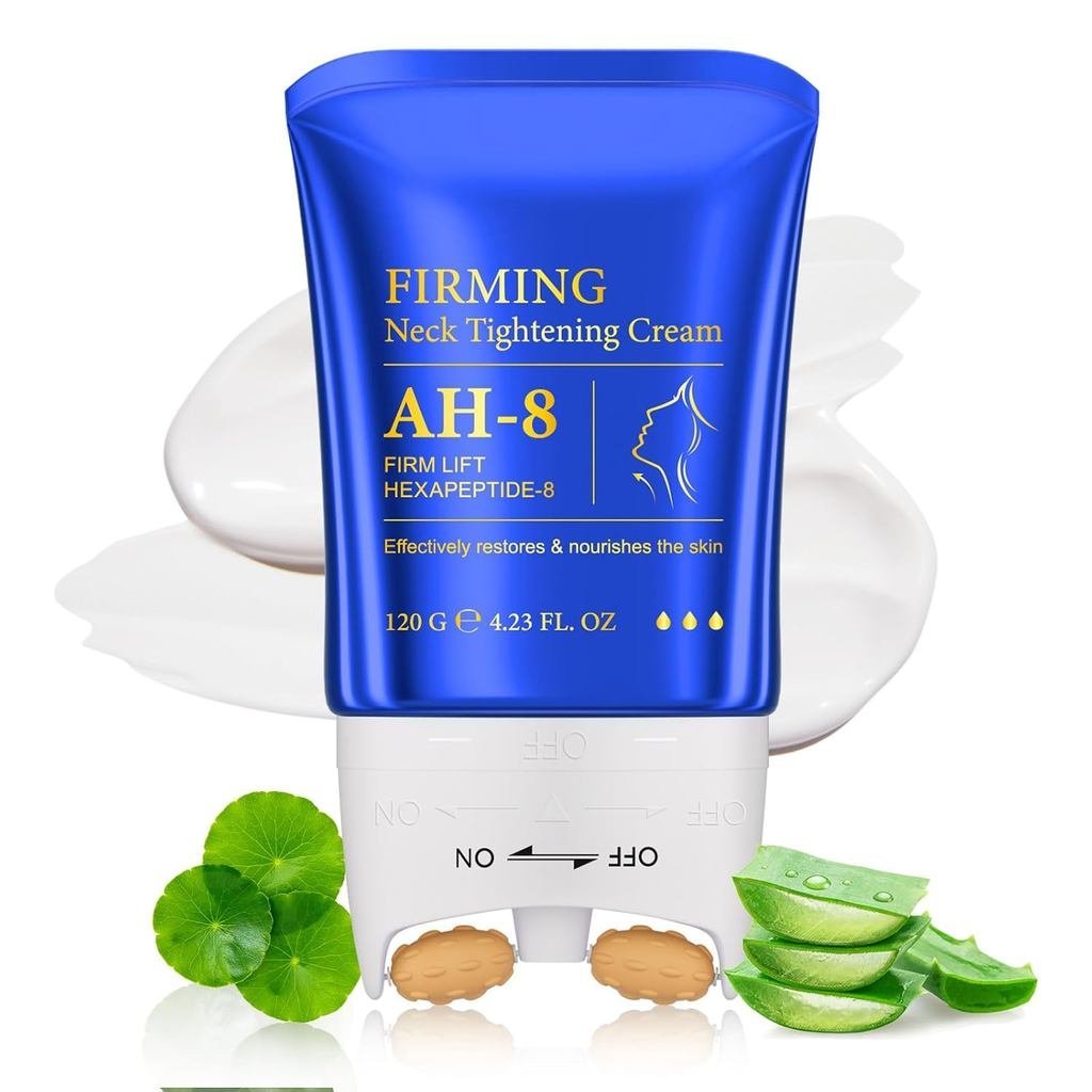 LofuannaAH-8FirmingNeck,FirmingLiftingNecksforTightening&MoisturizingwithMassageRoller,AH-8NeckforMe