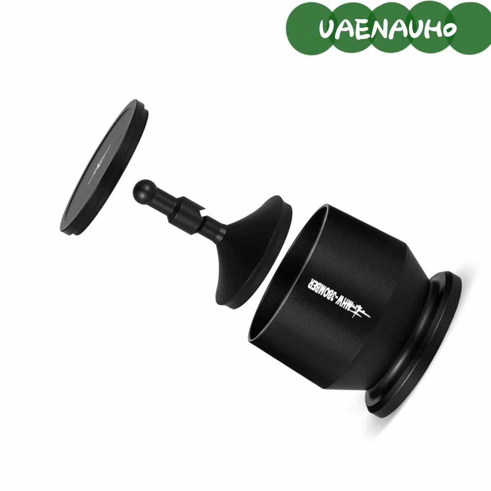 UAENAUH0 กาแฟ Dosing Cup, Aluminium Alloy Black Blind Shaker, กด Espresso พร้อม Dosing Ring Portafil