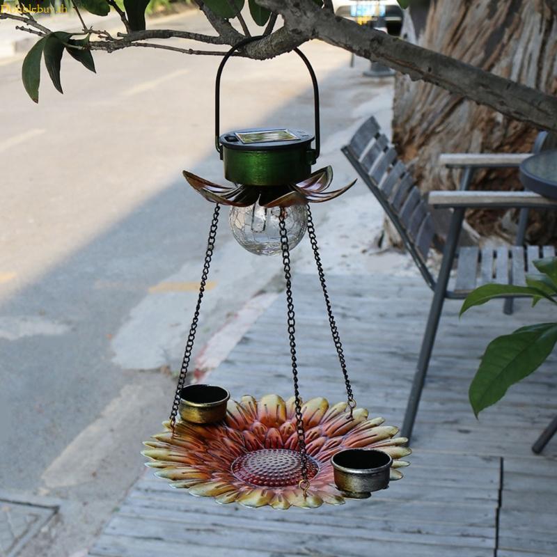 Doublebuy Bird Feeder สําหรับแขวนกลางแจ้งความจุขนาดใหญ่ Wild Bird Feeder Backyard Decor
