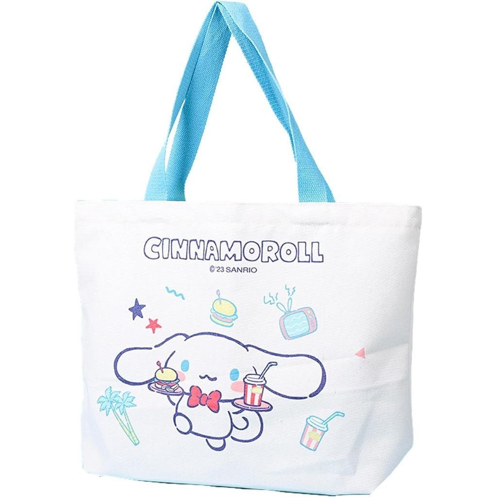 Everyday Delights Cinnamoroll with Burger & Drink Tote Bag LSG2