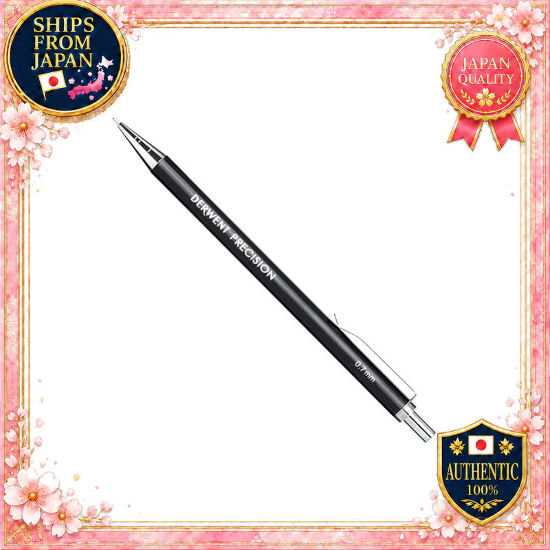 Derwent Precision Drawing Mechanical Pencil 0.7mm HB Set 2302429 Black