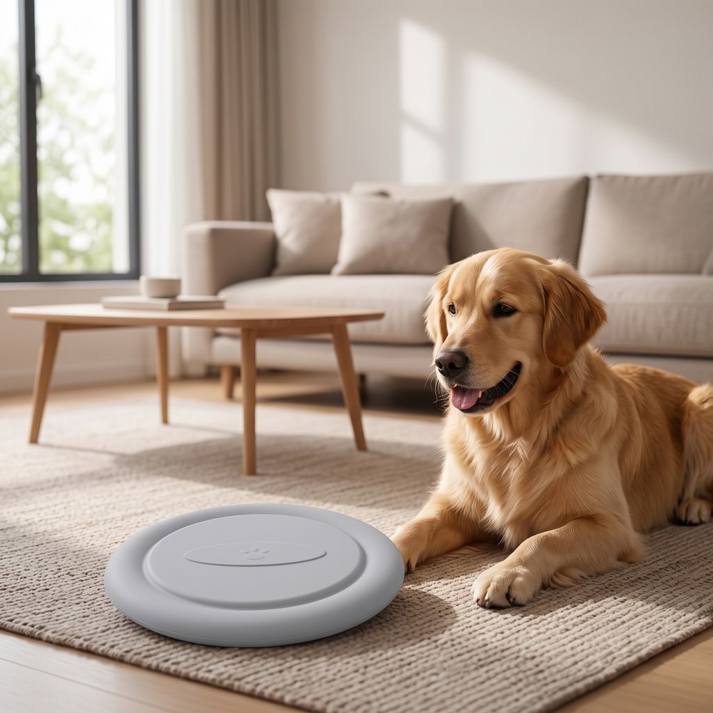 Flying Disc ของเล่นสุนัข Long-Range Flying Disc Fretch ของเล่นสุนัข Flyer Strong Flying Disc ปลอดภัย