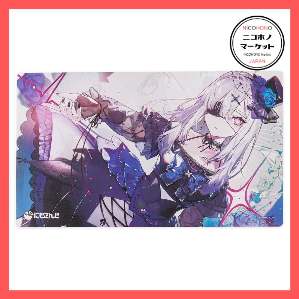 Direct From Japan！　Large rubber mat Kenya Kana Nijisanji [Rubber mat goods]　NIcoHONo