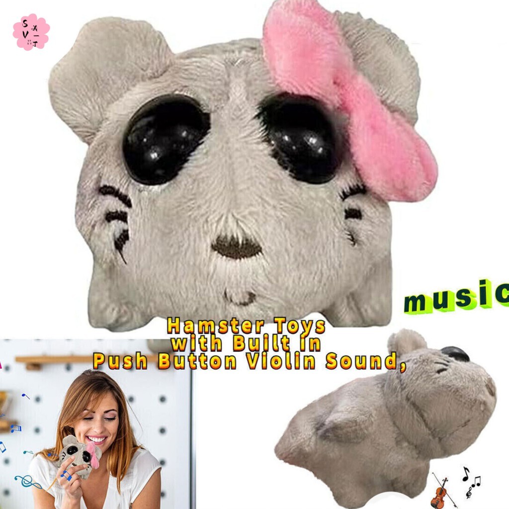 Sad Hamster Meme ของเล่นตุ๊กตาพร้อมฟังก์ชั่นดนตรีตกแต่งนุ่มสบายสําหรับห้องนอนห้องนั่งเล่น