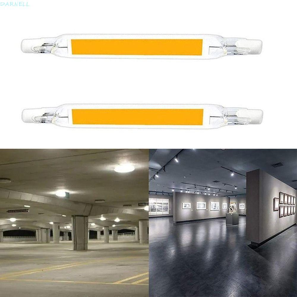 DARNELL COB Tube Bulb, Dimmable 360 Glow R7S Lamp Tube, Home Decor เปลี่ยน 110v/220v Home