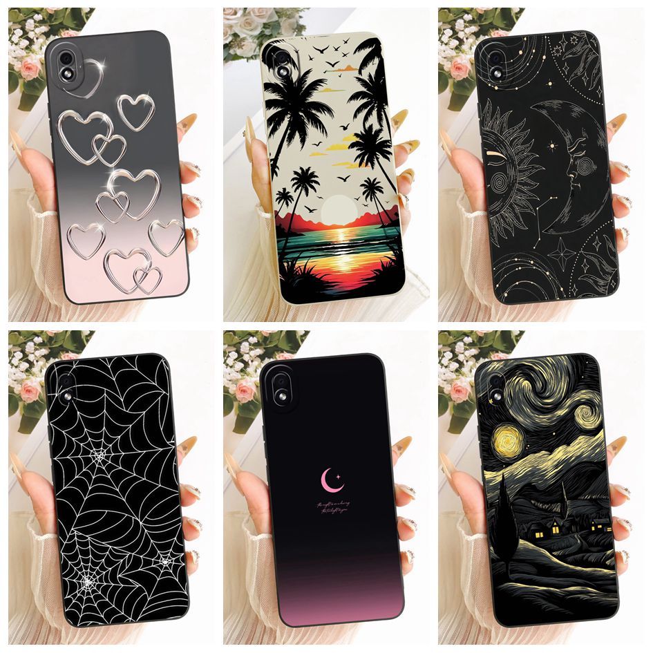 ฝาครอบกันกระแทกสําหรับ Samsung Galaxy A01 Core SM-A013F / M01 Core SM-M013F ปลอกหรูหรา Sunset Space 
