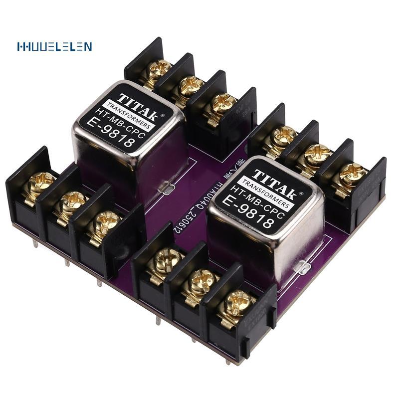 [Promote H] E-9818 Permalloy Audio Signal Transformer Balanced and Unbalance Conversion 600:600 20Hz