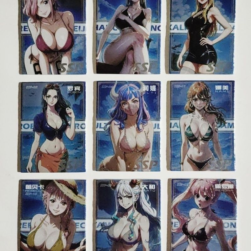 One Piece One Piece One Piece SSP Nami Empress Robin อะนิเมะคอลเลกชันการ์ด