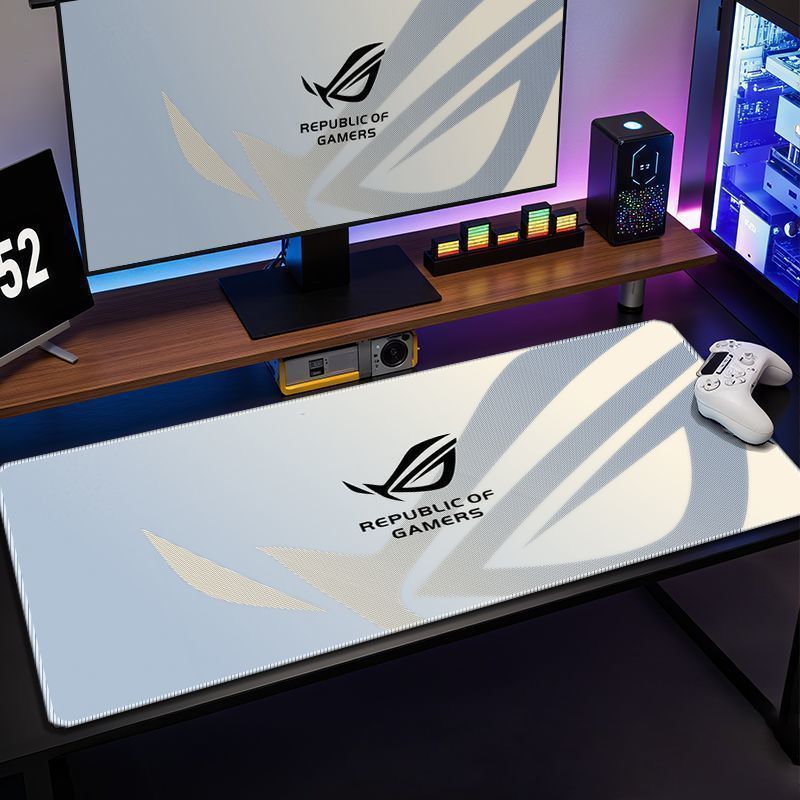 Player Country ROG Gaming Mouse Pad ขนาดใหญ่ Prodigal Eye คอมพิวเตอร์ Gaming Mouse Keyboard Pad