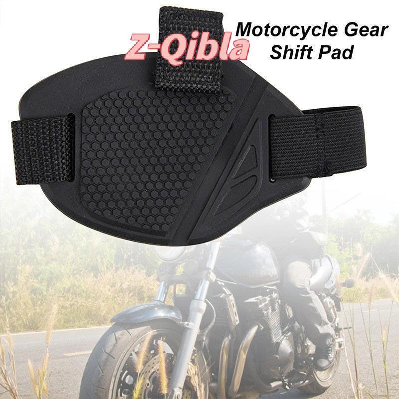 [Z-Qibla-t] ไม่มี Slip Grip รถจักรยานยนต์ Shift Pad รองเท้ากันน้ํา Guard ทนทาน Motocross Shifter Boo