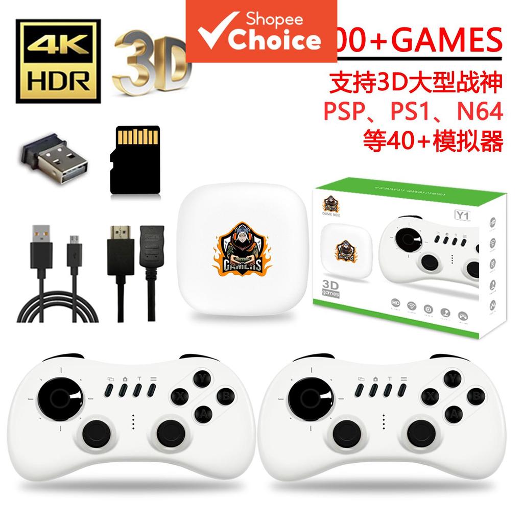 เกมคอนโทรลเลอร์ไร้สายคู่สําหรับ PC Game Y1 รองรับเกมกว่า 40,000 เกม ชาร์จผ่าน HDMI 4K รองรับ Nintend
