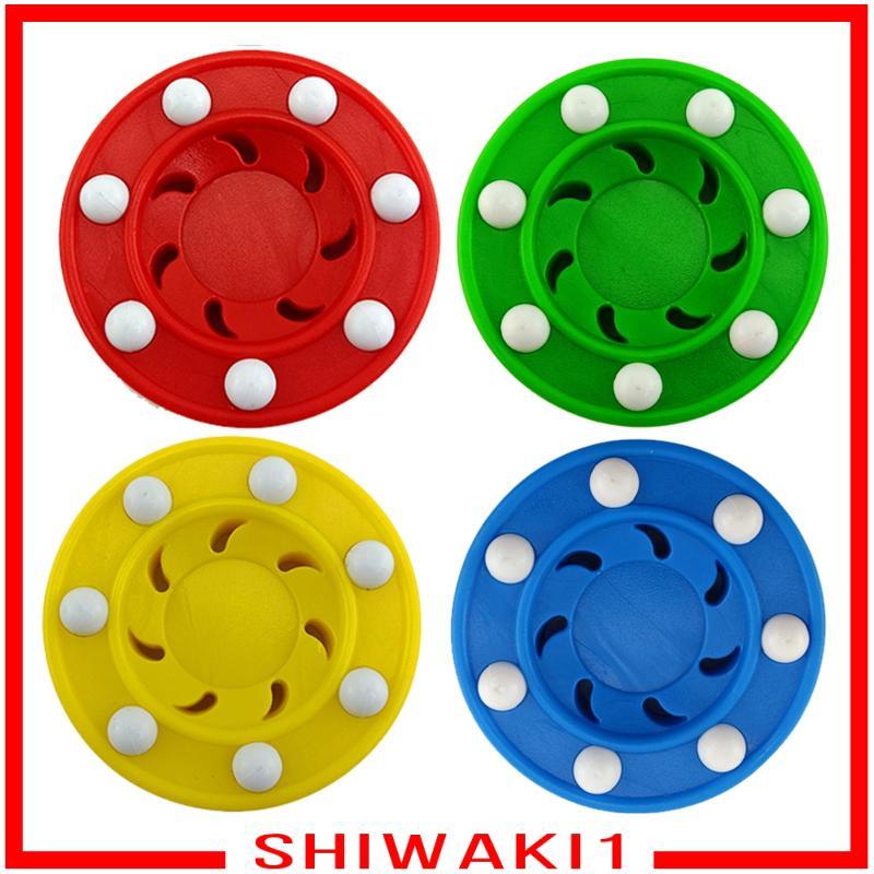 [Shiwaki1] Roller Hockey Puck, Standard Hockey Puck พร้อมหมุดเลื่อน, Street Hockey Training Practici