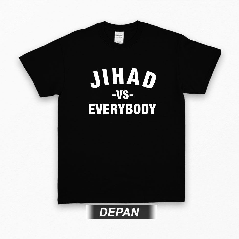 JIHAD VS EVERYBODY เสื้อยืด Jihad สําหรับผู้ชายและผู้หญิง