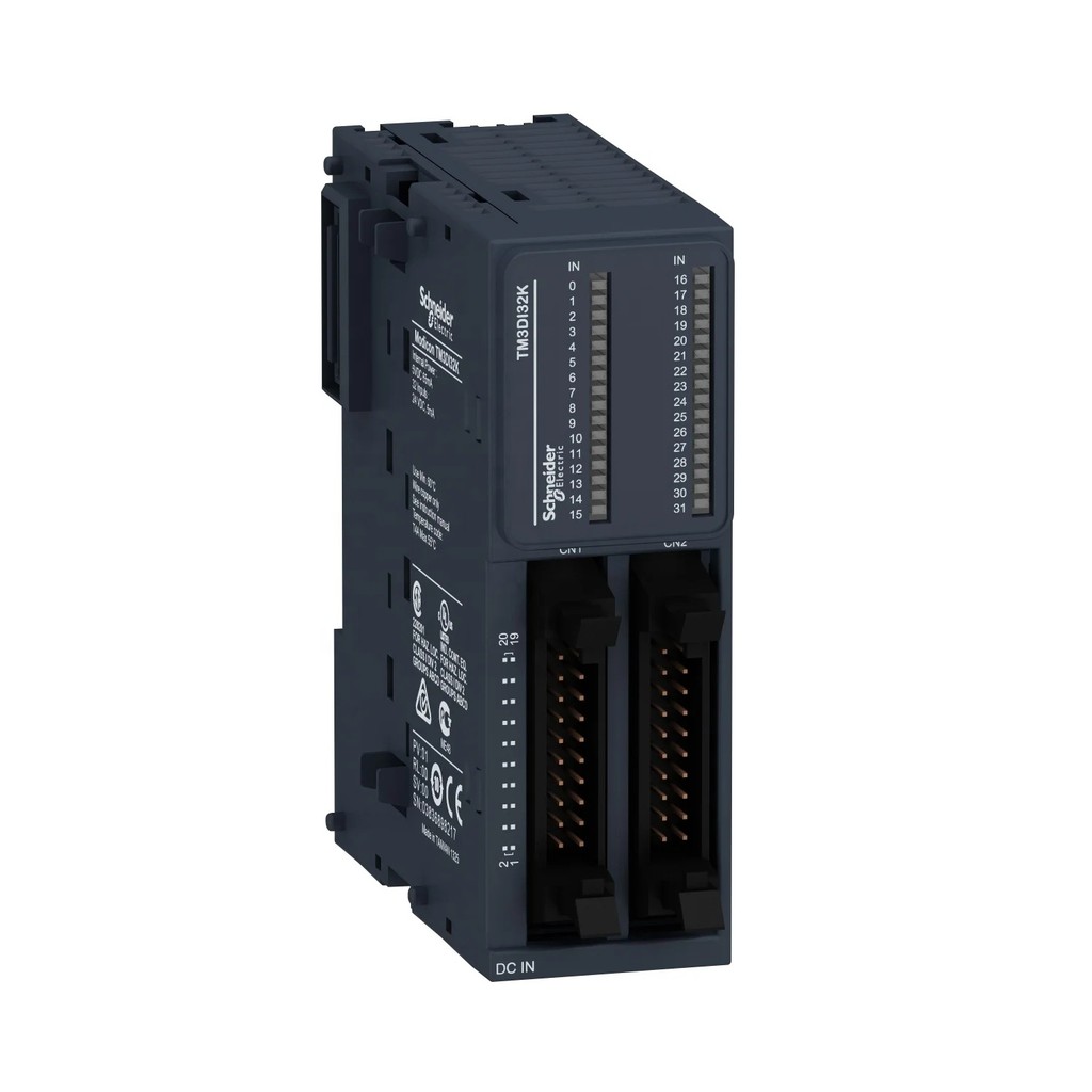 OGNP Original Schneider PLC Controller Modicon TM3 32 จุดแยกอินพุต HE10 Terminal Module TM3DI32K