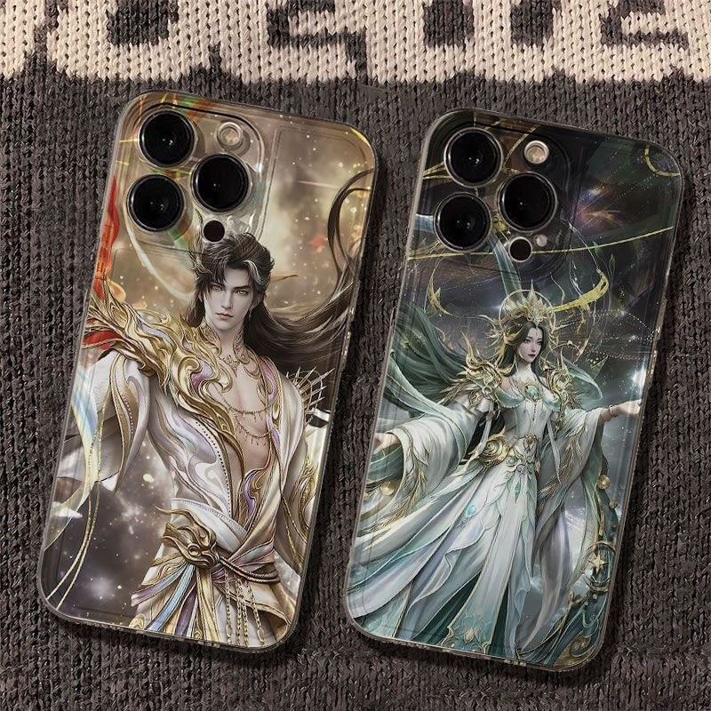 เคสโทรศัพท์ครบรอบ 5 ปี Super World Shihao Liushen เหมาะสําหรับ Apple#完美世界石昊柳神五周年手机壳适用苹果