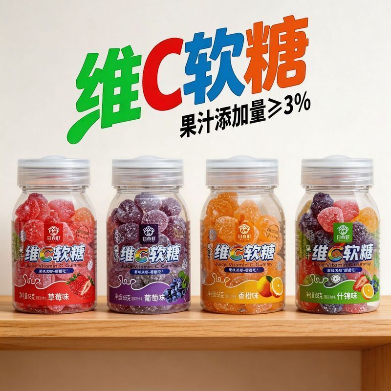 [มาใหม่] Vic Marshmallows Sour q Candy Gummies กระป๋องขนมขายส่ง vc Gummies ขวดเล็กขนมเด็ก 26.6.15xuyuyeaa3.my