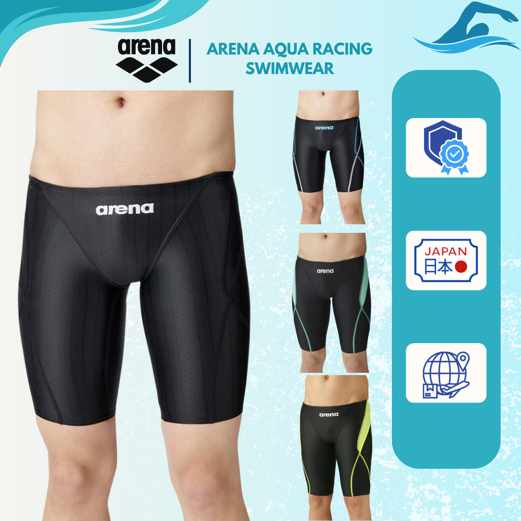 ARENA Aqua Racing ชุดว่ายน้ำชาย กางเกงว่ายน้ำแข่ง สำหรับเด็กและผู้ชาย