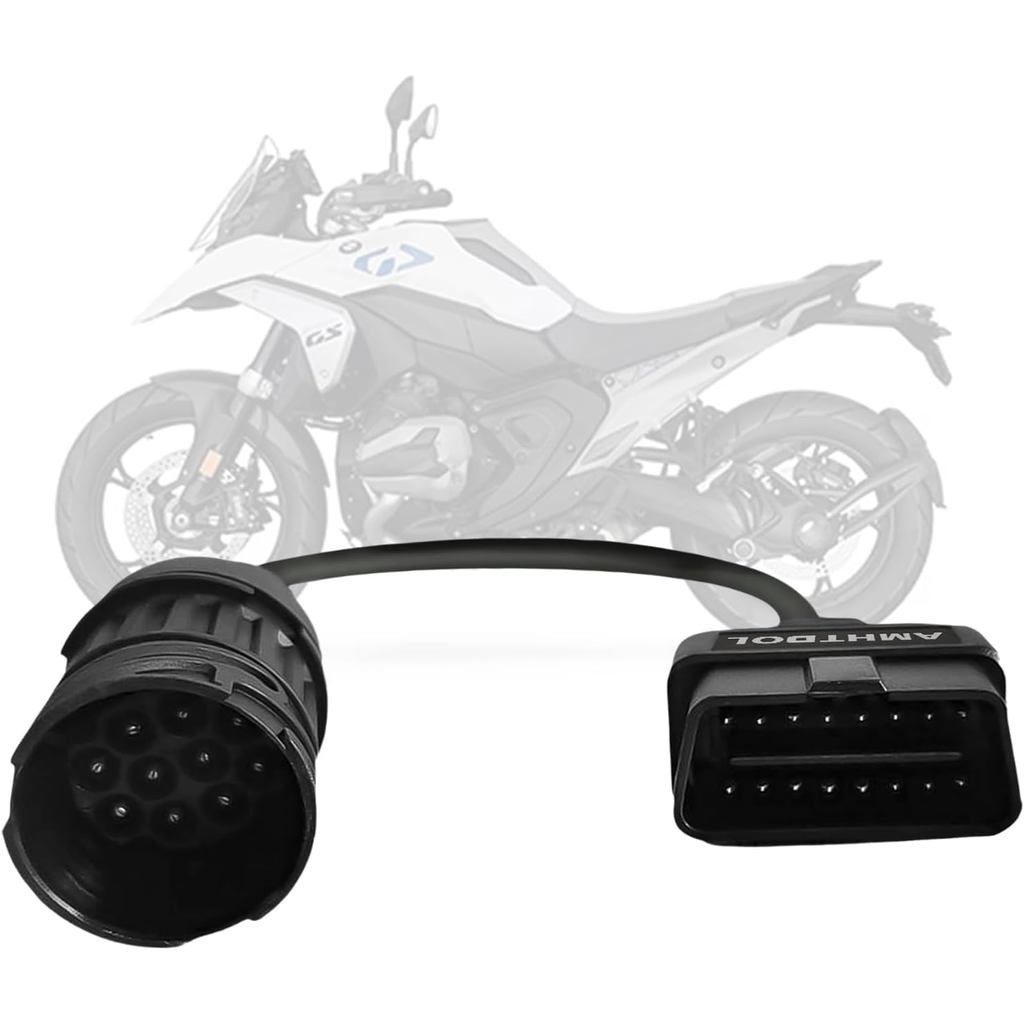 OBD2 อะแดปเตอร์ Fit สําหรับรถจักรยานยนต์ BMW 10Pin GS-911 ชาย 16Pin ชาย OBD สายเชื่อมต่อวินิจฉัย,ใช้