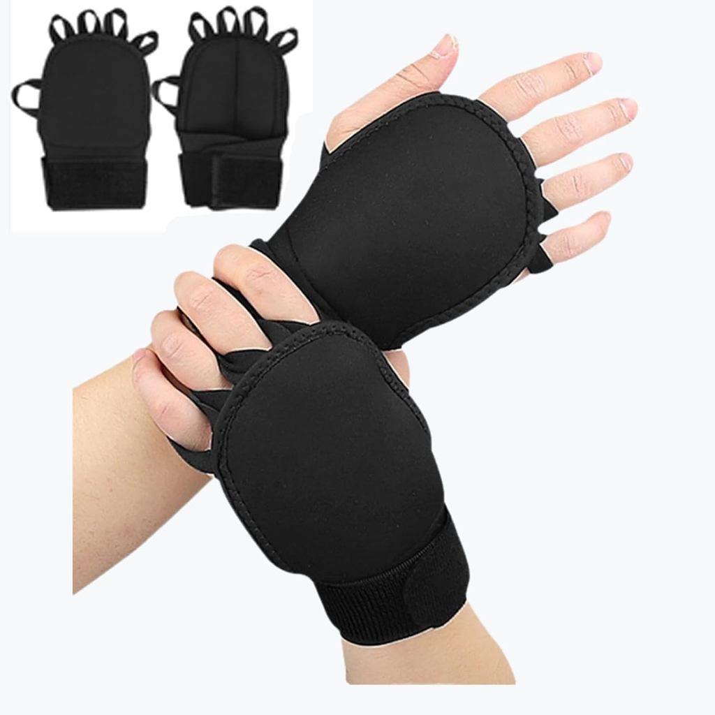 ถุงมือถ่วงน้ําหนักสําหรับ Tremors ปรับความเสถียรมือ Aid Parkinsons ผู้ป่วย Grip Strength Trainer Tre