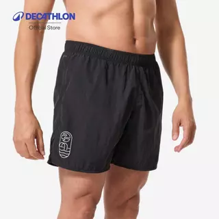 Decathlon Men’S Swim Shorts 100 กางเกงว่ายน้ำขาสั้นสำหรับผู้ชาย รุ่น 100 - Black
