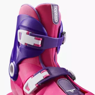 Decathlon Kids' Inline Skates Play 3 รองเท้าสเก็ตสำหรับเด็ก รุ่น Play 3 - Pink
