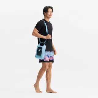 Decathlon Dry Bag (Ipx6) With Visibility Window 5L กระเป๋ากันน้ำ (Ipx6) ขนาด 5 ลิตรพร้อมช่องมอง - Blue
