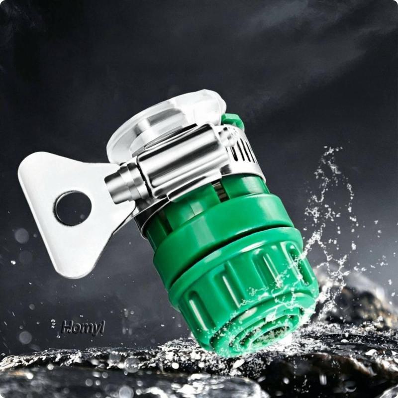 [Homyl] Universal Faucet Connector Multi Function Portable Faucet Adapter สีเหลือง