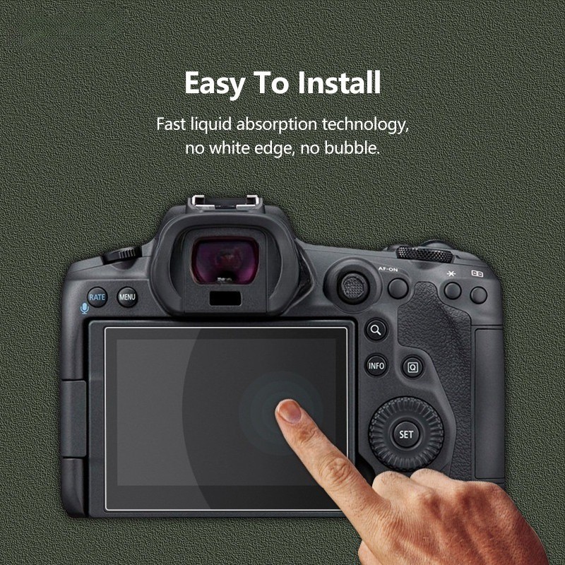 กระจกนิรภัยสําหรับ Canon C50 G1 X II G1 X III G3 X G5 X II G5 X G7 X Mark II G7 X Mark III G7 X G9 X
