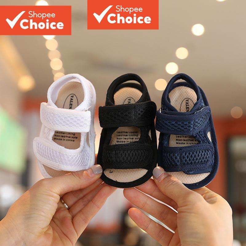 รองเท้าแตะวอล์คเกอร์ First Sole สําหรับเด็ก 0-18 เดือนกันลื่นฤดูร้อน Unisex