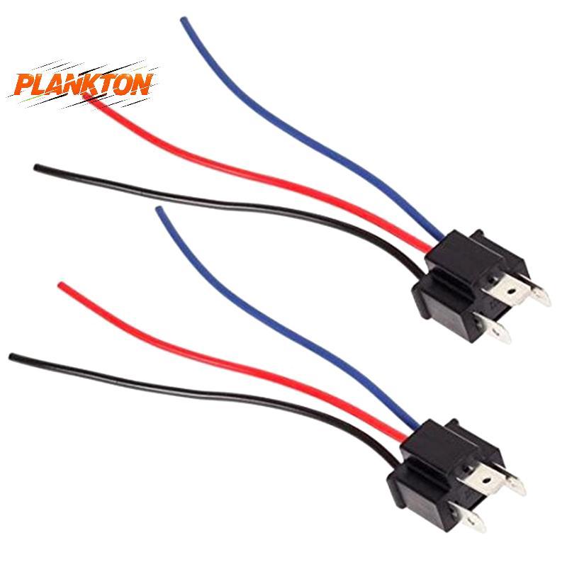 [YANG] 9003 H4 หลอดไฟ Soet ชายอะแดปเตอร์ Connector ไฟหน้ารถหมอกโคมไฟชายอะแดปเตอร์ Soet สายสายรัดหน้า