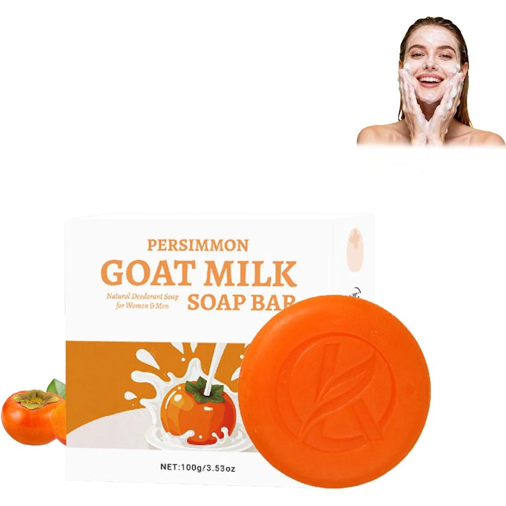 RhmsPersimmonSoapforOldPeople, JapanesePersimmonSoapforNonenal,PersimmonGoatMilksSoap,RhomsSoap,Mois