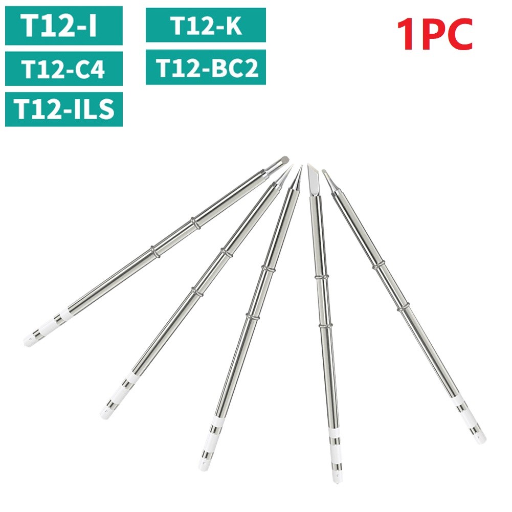 [RDYSHOP] T12 เคล็ดลับหัวแร้งสถานีบัดกรีหัวแร้งไฟฟ้า ILS/K/I/BC2/ สําหรับ C4