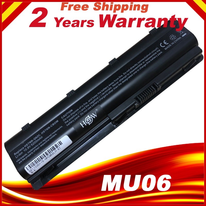 แบตเตอรี่แล็ปท็อปสำหรับแบตเตอรี่โน้ตบุ๊ค HP MU06 593553-001 593554-001 593554-001 Hp Pavilion G6 G7 